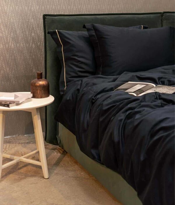 decoflux-sateen-bed-linen-set-dark-blue-bed-linen-set-pillowcase